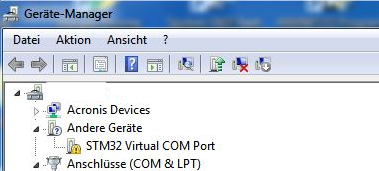 Screenshot Windows Gerätemanager